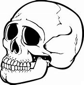 Image result for Zombie Skull Cartoon