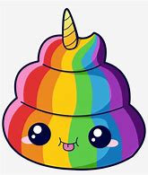 Image result for Unicorn Poop Emoji SVG