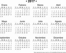 Image result for Calendario 2017