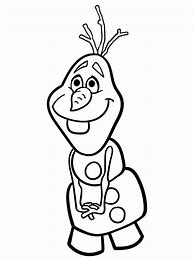 Image result for Cute Olaf Coloring Pages