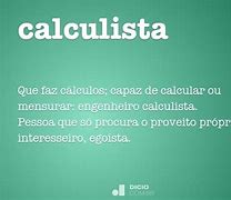 Image result for calculista