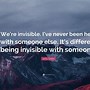 Image result for If I Become Invisible