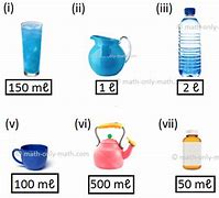 Image result for Items Measured in Liters