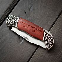 Image result for Engraved Pocket Knife