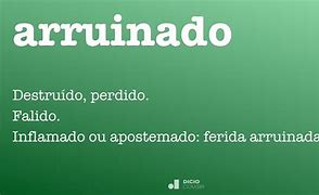 Image result for arruinado