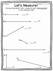 Image result for Measuring Line Segments Worksheet