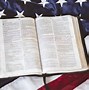 Image result for American Flag and Bible