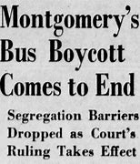 Image result for Montgomery Bus Boycott Signs