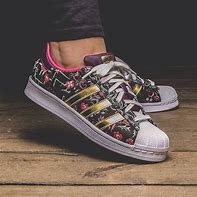 Image result for White Addidas with Flowers On Heel