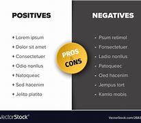 Image result for Pros and Cons Sheet Template