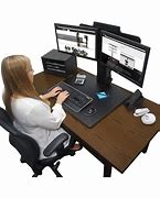 Image result for Dual Screen Workstation Blank Picture