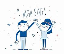 Image result for High Five Vector Art