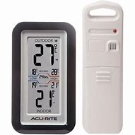Image result for Acu Rite Wireless Thermometer Indoor/Outdoor