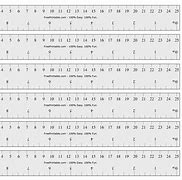 Image result for Printable Inches Ruler Measurements