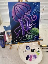 Image result for Jellyfish Painting Simple