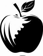 Image result for Apple Fruit Photo Black N White Logo