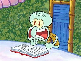 Image result for Spongebob Studying Meme