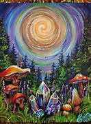 Image result for Psychedelic Space Acrylic Painting