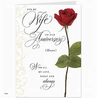 Image result for Anniversary Card Template for Wife