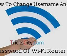 Image result for How to Change Wi-Fi Username and Password