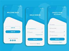 Image result for Sign Up Options Page App