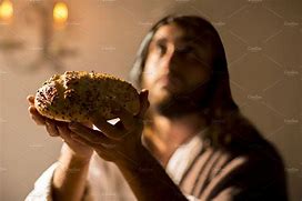 Image result for Jesus Christ Holding Bread Ai