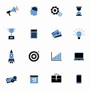 Image result for Blue Icon Set