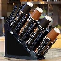 Image result for Image of Rotational Cup Holder in Coffee Shop