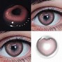 Image result for Pink Heart Colored Contacts