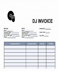 Image result for Entertainment Invoice Template