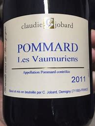 Image result for Claudie Jobard Pommard Vaumuriens