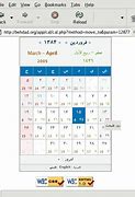 Image result for Iranian and American Calendar