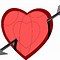 Image result for Arrow through Heart Clip Art
