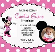 Image result for Minnie Mouse Blank Invitations