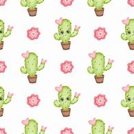 Image result for Pink Cactus Cartoon