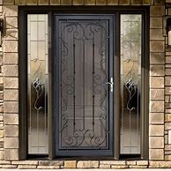 Image result for Wrought Iron Security Doors