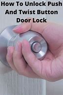 Image result for Wooden Gate Push Button Lock