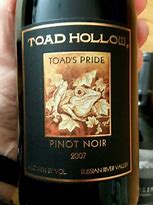Image result for Toad Hollow Pinot Noir Rod's Pride Reserve