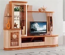 Image result for Two Tone TV Wall Unit