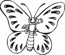 Image result for Butterfly Cartoon Coloring