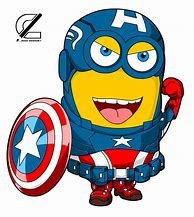 Image result for Captain America Minion PNG