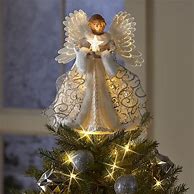 Image result for Fiber Optic Christmas Angel Tree Topper