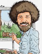 Image result for Bob Ross Cartoon