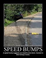 Image result for Bump in the Road Meme