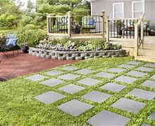 Image result for Concrete Patio Stepping Stones