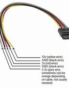 Image result for SATA Power Cable Wiring Diagram