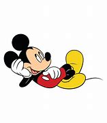 Image result for Mickey Mouse Laying Down Clear Background