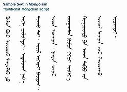 Image result for Mongolian Alphabet