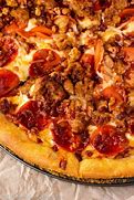 Image result for Delicious Pizza Meat-Lovers