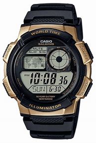 Image result for Casio Black Watch